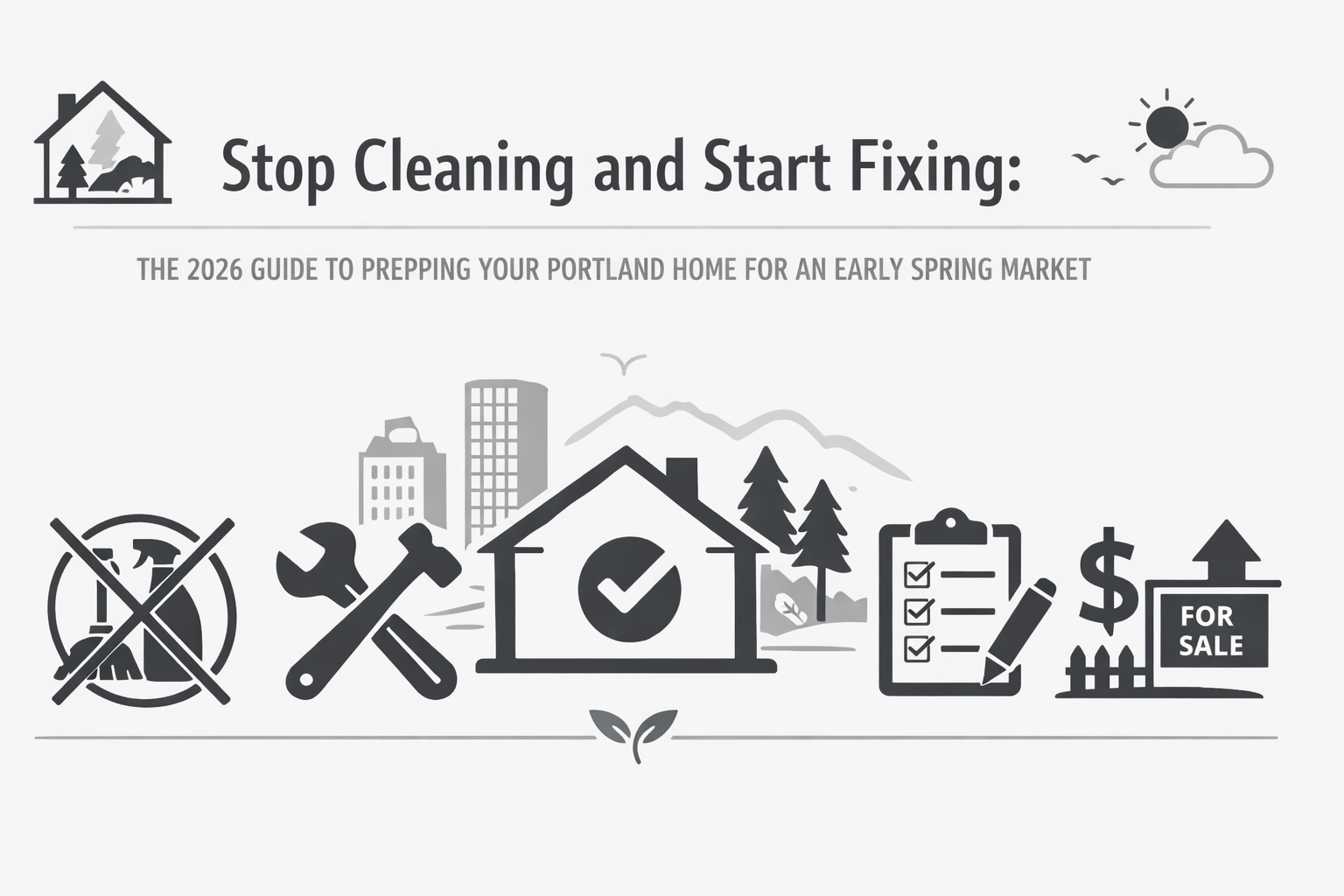 [HERO] Stop Cleaning and Start Fixing: The 2026 Guide to Prepping Your Portland Home for an Early Spring Market